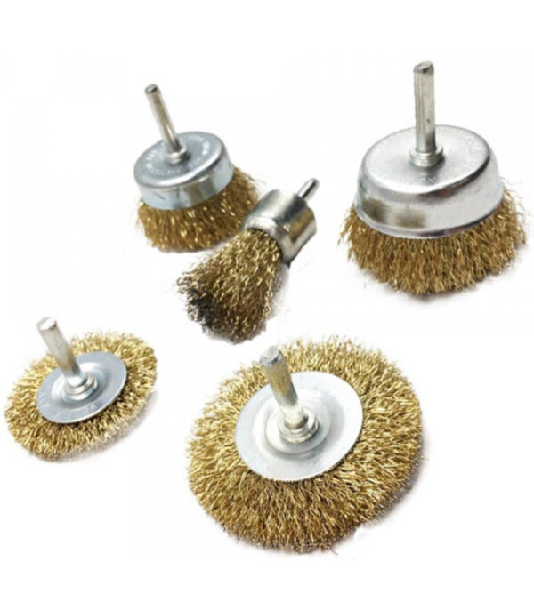 مجموعه ۵ عددی فرچه سیمی سر دریلی - Image 1