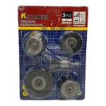 فرچه سیمی سر دریلی مجموعه 5 عددی