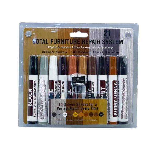 مجموعه ۲۱ عددی ماژیک خشگیری لوازم چوبی - Image 1